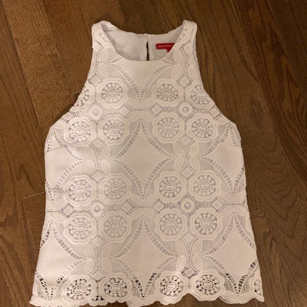 Great condition white patterned woman’s shirt
